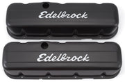 Edelbrock Valve Cover Signature Series Chevrolet 1965 and Later 396-502 V8 Tall Black Edelbrock Valve Covers