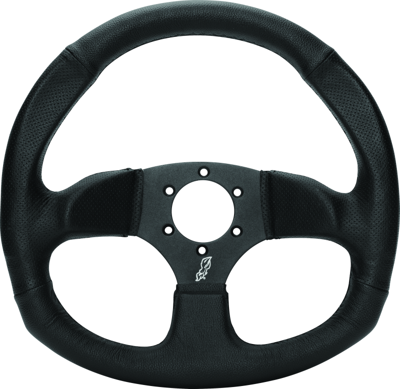 DragonFire Racing Steering Wheels - D-Shaped- Vinyl- Iron Series- 0in offset DragonFire Racing Steering Wheels