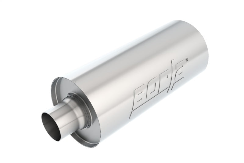 Borla Universal Performance 2.5in Inlet/Outlet Stainless Racing Muffler Borla Muffler
