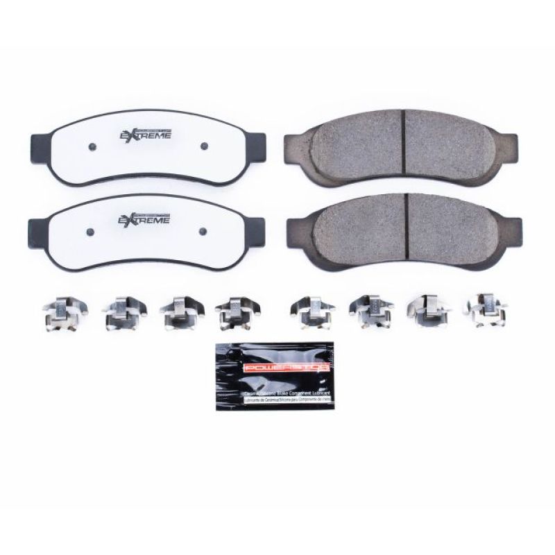 Power Stop 10-12 Ford F-250 Super Duty Rear Z36 Truck & Tow Brake Pads w/Hardware PowerStop Brake Pads - Performance