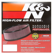 K&N Custom Air Filter Round 9in OD x 8in ID x 2.87in H K&N Engineering Air Filters - Drop In