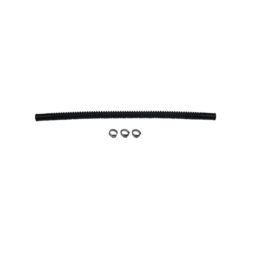DeatschWerks Convoluted Tubing 300mm Length x 8mm ID Side 1 x 8mm ID Side 2 - Black DeatschWerks Fuel Lines