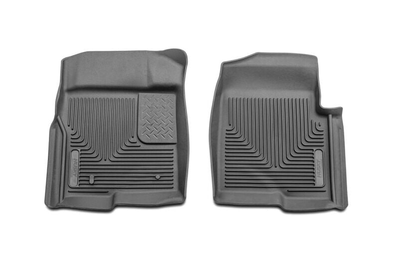 Husky Liners 09-12 Ford F-150 Series Reg/Super/Crew Cab X-Act Contour Black Floor Liners Husky Liners Floor Mats - Rubber