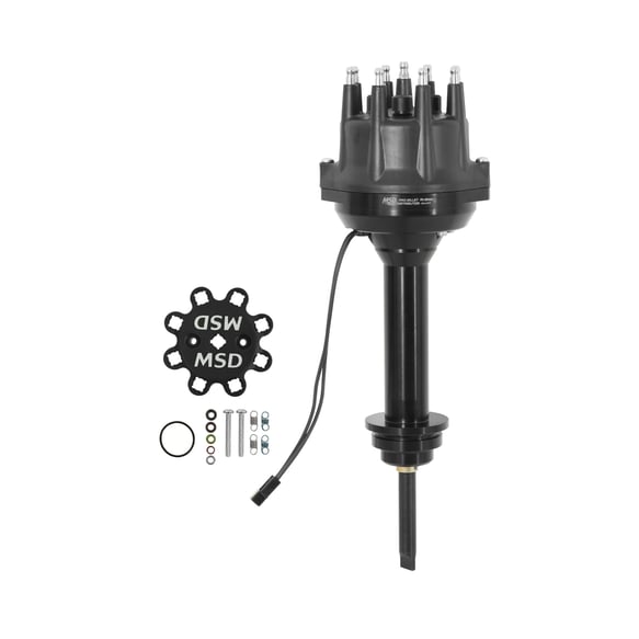 MSD Black Chrysler 426, 440 Pro-Billet Distributor 85463 MSD Autoparts