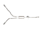 aFe Gemini XV 3in 304 SS Cat-Back Exhaust 2021 Ford F-150 V6 2.7L/3.5L (tt)/V8 5.0L w/ Polished Tips aFe Catback