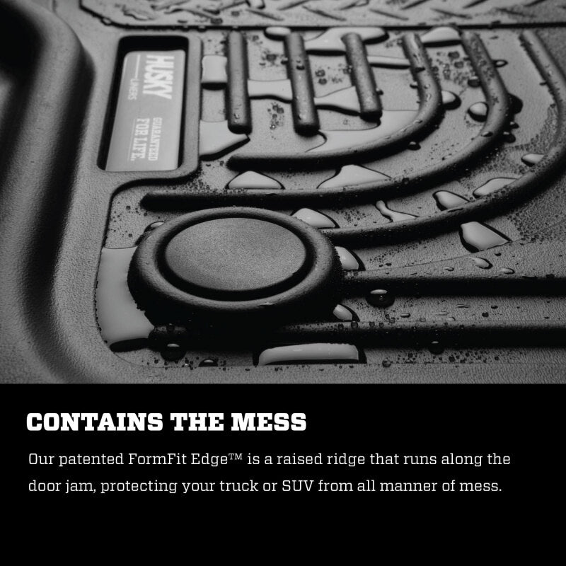 Husky Liners 16-17 Chevy Camaro WeatherBeater Front and Second Row Black Floor Liners Husky Liners Floor Mats - Rubber