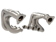 aFe Twisted 304SS Header 2020 Chevy Corvette (C8) 6.2L V8 - Titanium Ceramic Coated aFe Headers & Manifolds