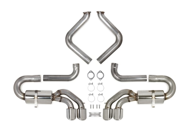 Hooker BlackHeart Axle-Back Exhaust System 70401343-RHKR HOOKER BLACKHEART Autoparts