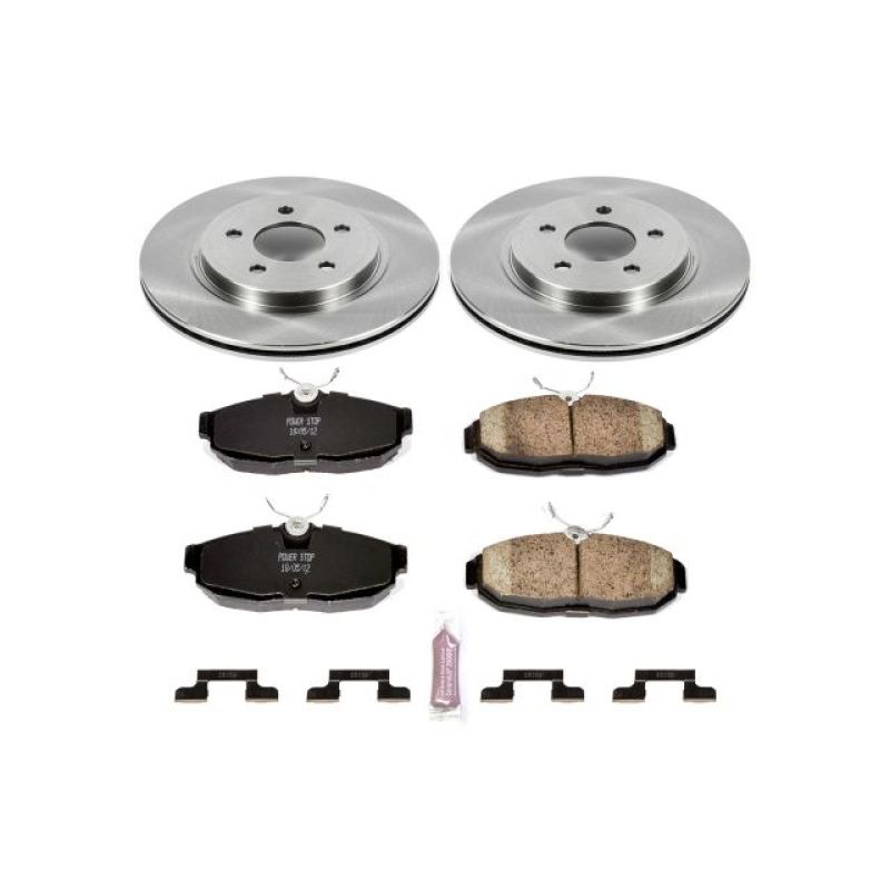 Power Stop 05-11 Ford Mustang Rear Autospecialty Brake Kit PowerStop Brake Kits - OE