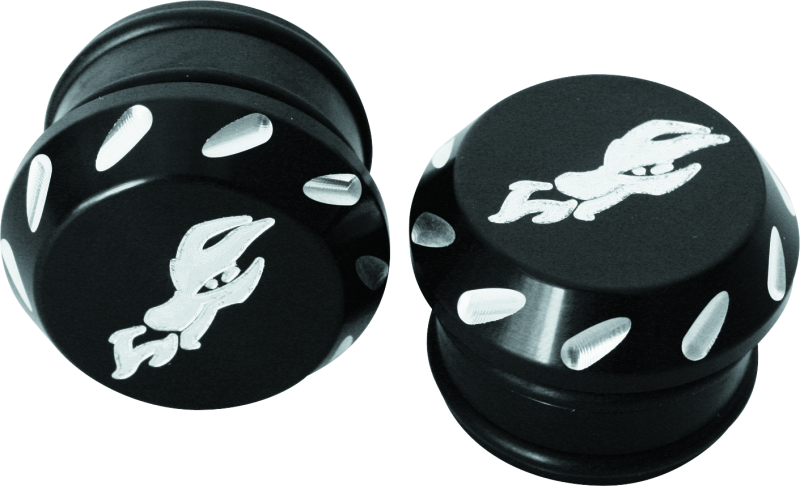 DragonFire Racing Billet Tube Endcap 1.5 in . - Black Anodized DragonFire Racing Bumper Accessories