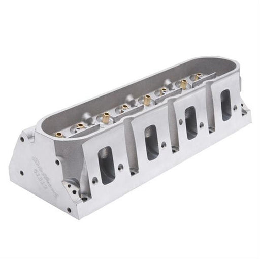 Edelbrock 61349 Victor Jr. CNC Cylinder Heads Cylinder Head, CNC, Vic Jr., Aluminum, Satin, 11 degree Canted valve, GM LS3, Complete, Each - DSP PERFORMANCE MOTORSPORTS