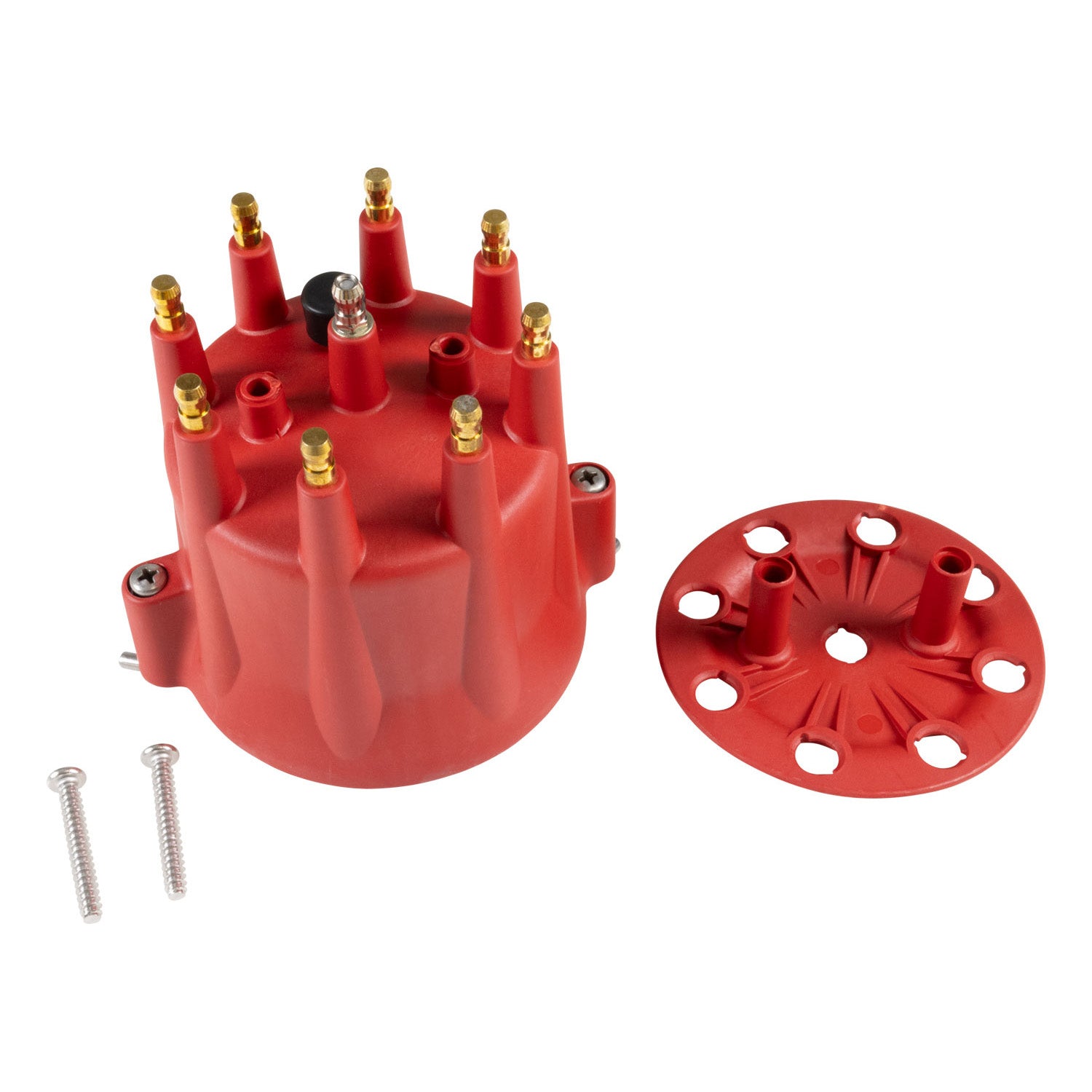 Edelbrock Max-Fire Points Style Distributor Cap & Retainer for GM