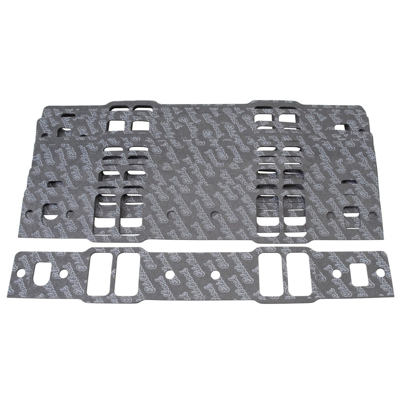 Edelbrock Small-Block Chevy intake man. gasket set. (PKG OF 10 SETS) .060 Thick EDELBROCK Autoparts