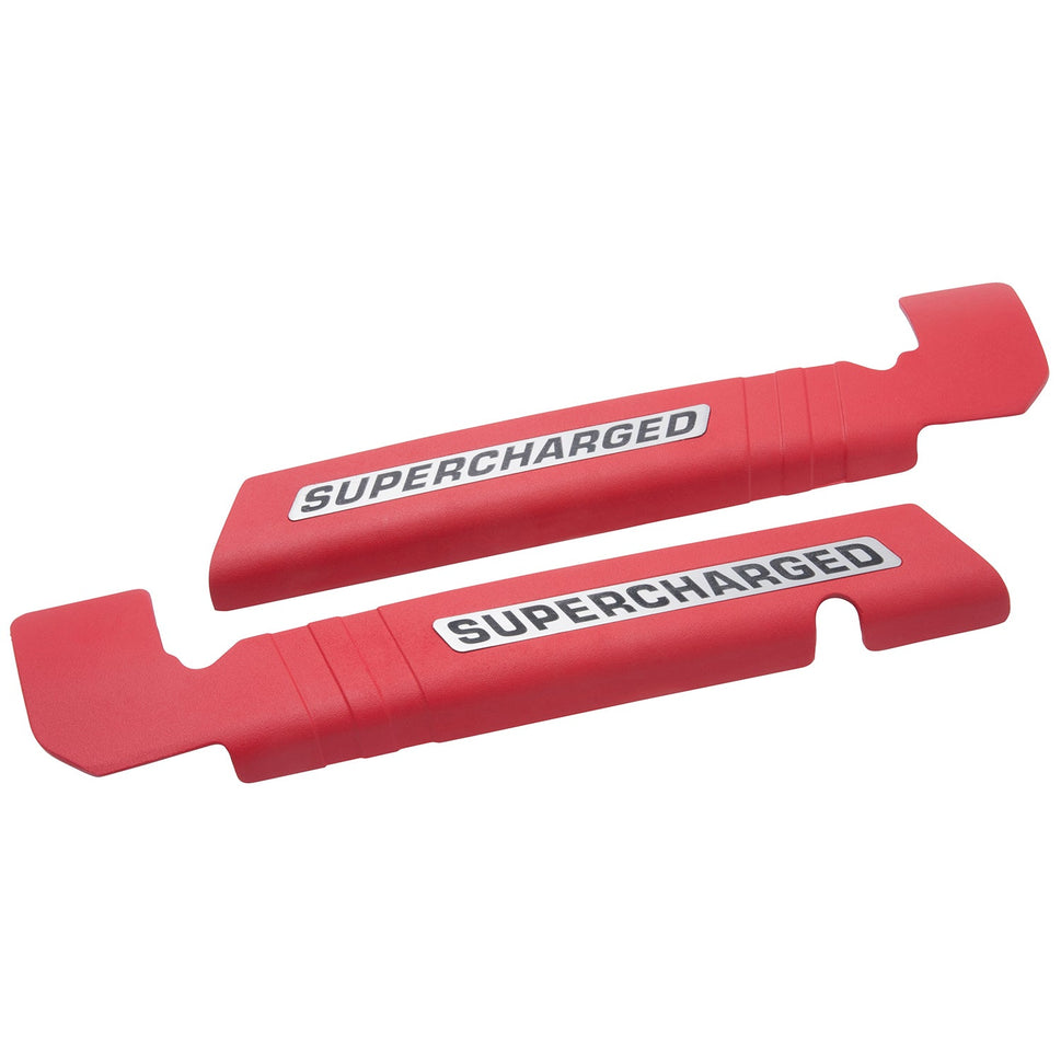 Edelbrock Supercharger Aluminum Coil Covers #41124 For 2014-19 Corvette