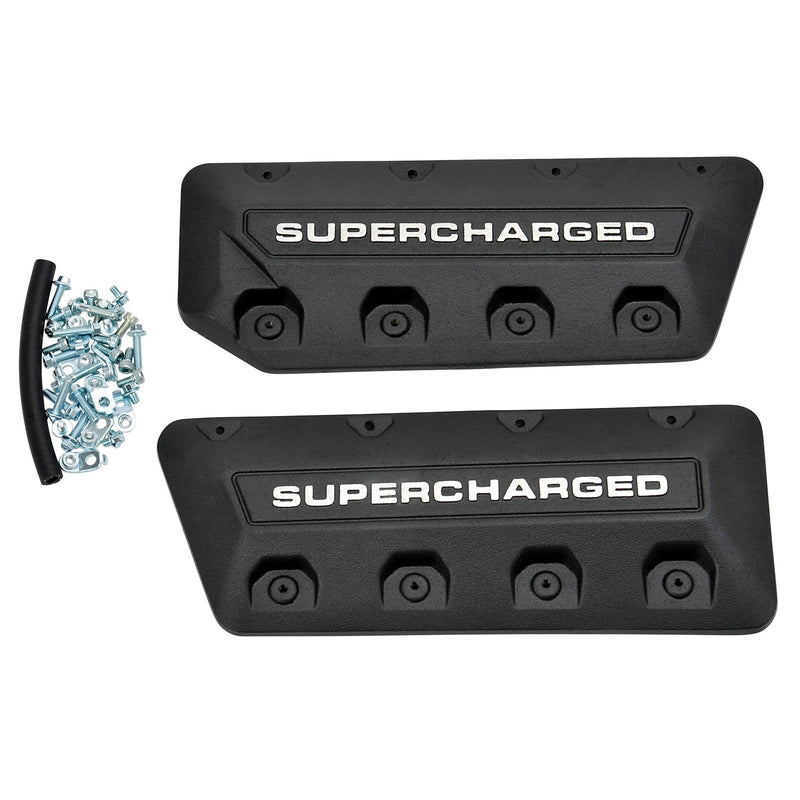 Edelbrock Supercharger Aluminum Coil Covers #41149 For 2018-19 Mustang GT 5.0L