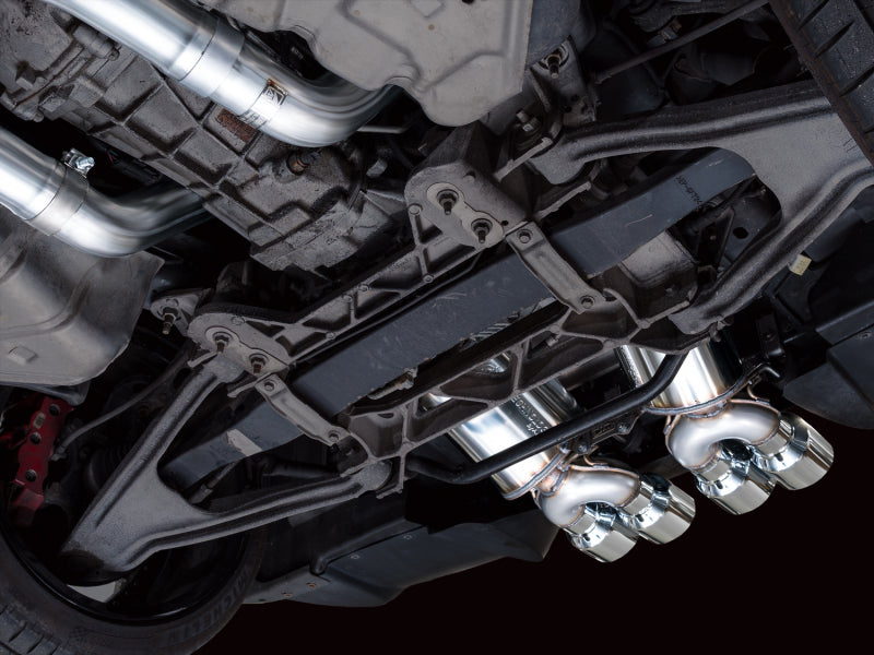 AWE Tuning C6 Chevrolet Corvette Z06/ZR1 Touring Edition Axle-Back Exhaust w/ Chrome Silver Tips AWE Tuning Axle Back