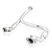 Stainless Works 15-18 F-150 3.5L Downpipe 3in High-Flow Cats Y-Pipe Factory Connection Stainless Works Downpipes