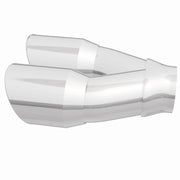 MagnaFlow Double Wall 3in Dual Round Polished Tip 2.25in Inlet Magnaflow Catalytic Converter Universal