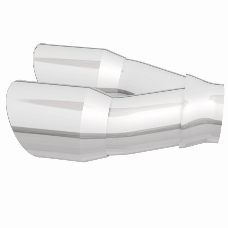 MagnaFlow Double Wall 3in Dual Round Polished Tip 2.25in Inlet Magnaflow Catalytic Converter Universal