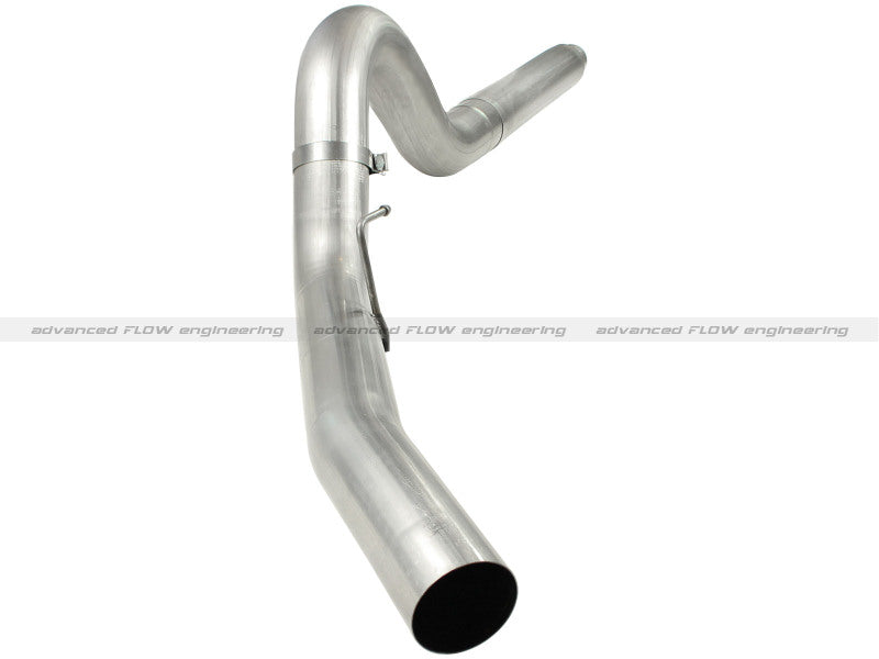 aFe MACHForce XP 5in DPF-Back Stainless Steel Exh Sys, No tip, Ford Diesel Trucks 08-10 V8-6.4L aFe DPF Back