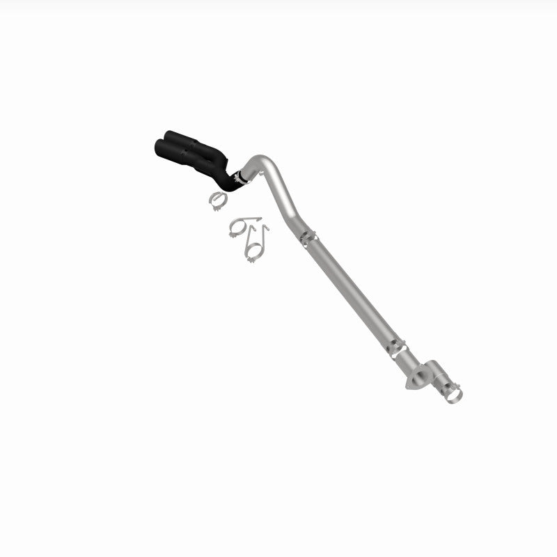 MagnaFlow 08-18 Ford F-250/F-350/F-450 4.6L/6.7 DPF-Back Black 4in Dual Single Rear Exit Magnaflow DPF Back