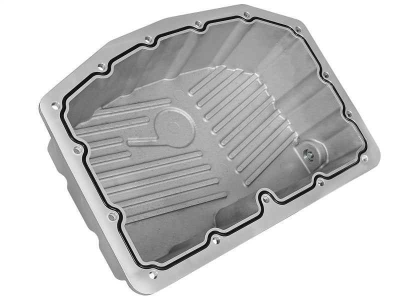 aFe Street Series Engine Oil Pan Raw w/ Machined Fins; 11-17 Ford Powerstroke V8-6.7L (td) aFe Diff Covers