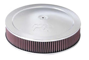 K&N 14in Red Custom Air Cleaner Assembly - 5.125in ID x 14in OD x 2.75in H x 1.25in Drop Base K&N Engineering Air Filters - Direct Fit