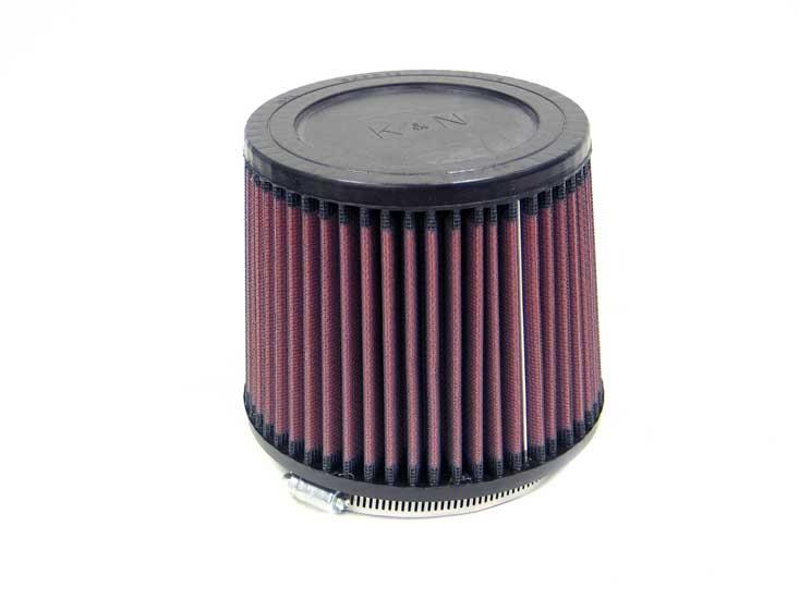 K&N Universal Rubber Filter 4.5in Flange ID / 5.875in Base OD / 5.125in Top OD / 5in Height K&N Engineering Air Filters - Universal Fit