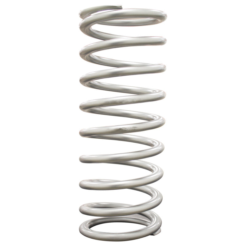 QA1 2-1/2in ID High Travel Spring - 12in Length x 130lbs/in - Silver Powder Coated QA1 Coilover Springs