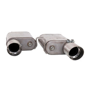 BBK Vari-Tune Axle Back Exhaust Kit 2 Adjustable Performance Mufflers 2-3/4 Pipe 4 in. Tips BBK Axle Back