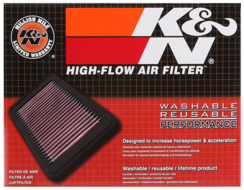 K&N Replacement Air Filter 18-20 Renault Megane IV 1.8L L4 K&N Engineering Air Filters - Drop In