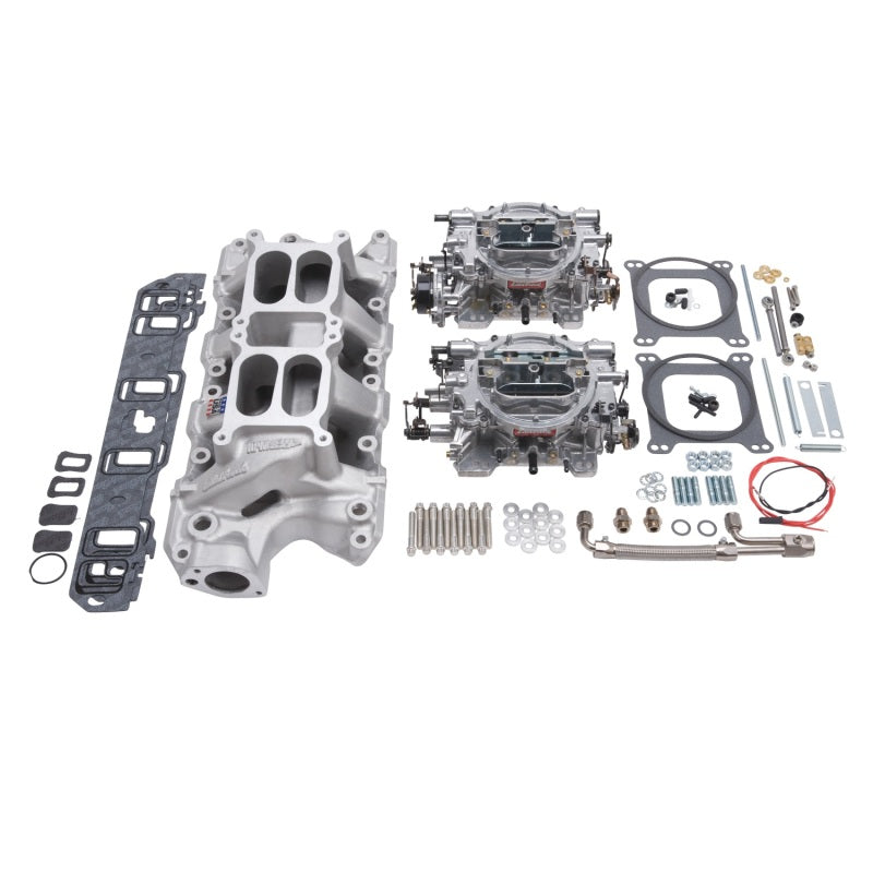 Edelbrock Dual Quad Kit RPM Air-Gap 289-302 Ford Edelbrock Intake Manifolds