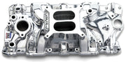 Edelbrock SBC Performer Eps Polished Manifold Edelbrock Intake Manifolds