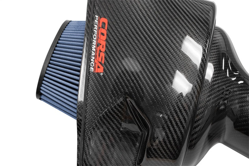 Corsa 2015-2019 Chevrolet Corvette C7 Z06 Carbon Fiber Air Intake with MaxFlow 5 Oiled Filter