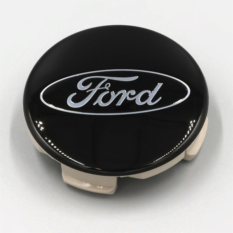 Ford Racing Ford Truck/SUV Black And Chrome Wheel Center Cap Kit Ford Racing Wheel Center Caps