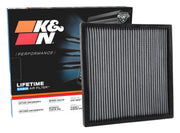 K&N 2010-2015 Chevrolet Camaro 3.6L V6 / 2010-2015 Chevrolet Camaro SS 6.2L V8 Cabin Air Filter K&N Engineering Cabin Air Filters