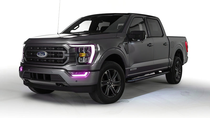 Oracle 21-22 Ford F-150 ColorSHIFT RGB+W Fog Light DRL Upgrade Kit w/ No Controller ORACLE Lighting Headlights