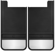 Husky Liners Universal 12in Wide Black Rubber Rear Mud Flaps w/ Weight Husky Liners Mud Flaps