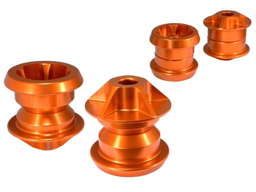 aFe Control PFADT Series Subframe Mount Set; Chevrolet Camaro 10-14 - Orange aFe Engine Mounts