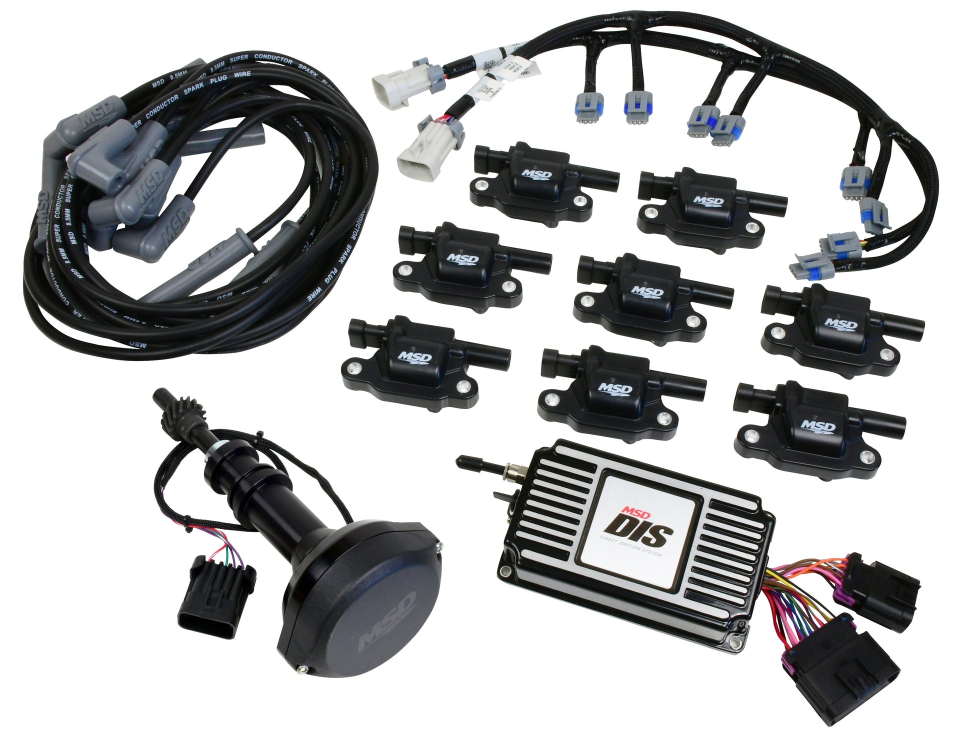 MSD DIS Digital Ignition System Kit - Black