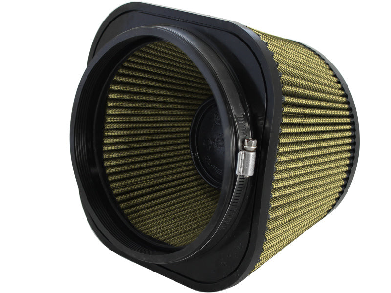 aFe Magnum FLOW Universal Air Filter w/Pro GUARD7 7-1/8IN F x (8-3/4 x 8-3/4 )IN B x 7IN T x 5-3/4IN aFe Air Filters - Universal Fit