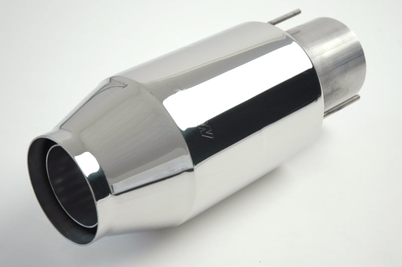 Gibson Marine Bullet Muffler (Pair) Transom Mount - 4in Inlet/11in Length - Stainless Gibson Muffler