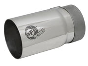 aFe MACH Force-Xp Universal Exhaust Tip 3-1/2 IN Inlet x 4 IN Outlet x 7 IN Polished Right Side Exit aFe Tips