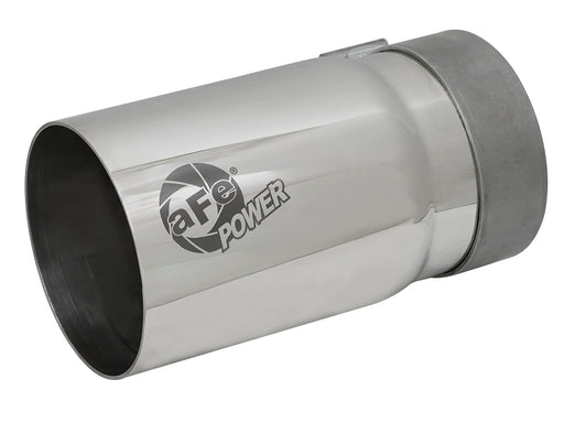 aFe MACH Force-Xp Universal Exhaust Tip 3-1/2 IN Inlet x 4 IN Outlet x 7 IN Polished Right Side Exit aFe Tips