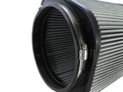 aFe MagnumFLOW Pro DRY S Universal Air Filter 7.13in F x (8.75 x 8.75)in B x 7in T(Inv) x 6.75in H aFe Air Filters - Universal Fit