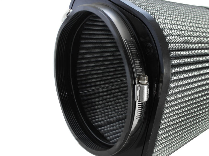 aFe MagnumFLOW Pro DRY S Universal Air Filter 7.13in F x (8.75 x 8.75)in B x 7in T(Inv) x 6.75in H aFe Air Filters - Universal Fit