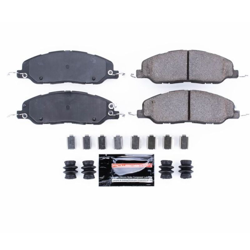 Power Stop 11-14 Ford Mustang Front Z23 Evolution Sport Brake Pads w/Hardware PowerStop Brake Pads - Performance