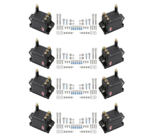 MSD Ignition Coil - High Output - Black - 8-Pack 828038 MSD Autoparts