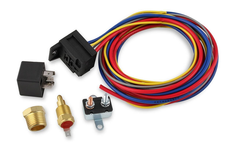 Electric Fan Harn./Relay Kit 195 Deg-30A MSD Autoparts