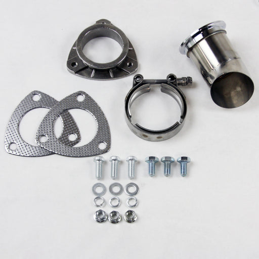 Granatelli 2.5in 304SS Turn Down w/V-Band & Gaskets Granatelli Motor Sports Exhaust Adapters